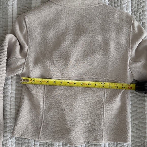 Aritzia Wilfred Soft Gray Moto Style Jacket, Size 10 - Picture 3 of 6